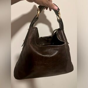 AUTHENTIC GUCCI LEATHER HOBO great condition slight fading on parts of leather